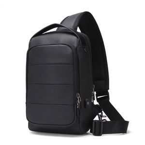 *One left* NWT unisex leather/polyester sling bag